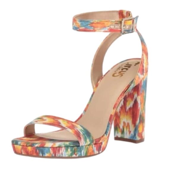 Circus by Sam Edelman Shoes - Circus Sam Edelman Multi Colored Annette Heeled Sandal Sz 9